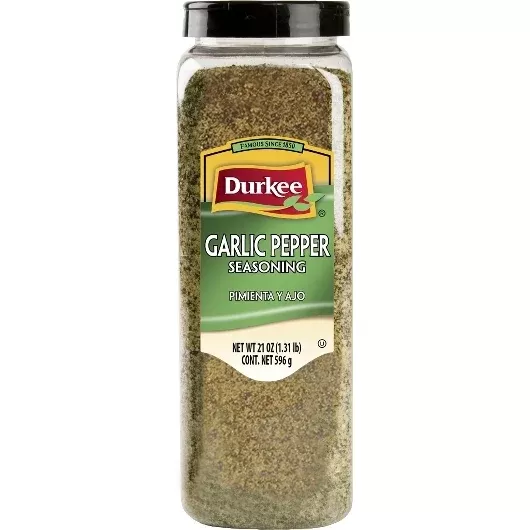 Durkee Garlic Pepper Seasoning, 6 x 21 oz Case